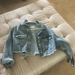Cropped Denim Jacket